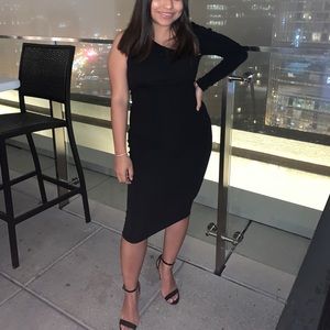 Fashion Nova One Shoulder Dress